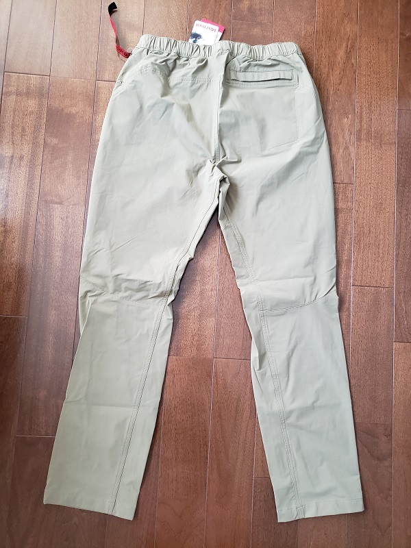 ◆Marmot マーモット　Alright Pant オールライトパンツ　MJP-F7040／BGE ベージュ　メンズ　Lサイズ　デサント製◆_背面