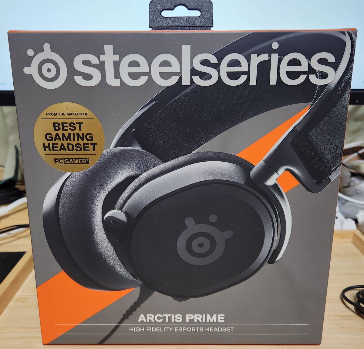【極美品】SteelSeries ゲーミングヘッドセット Arctis Prime 有線 ブラック