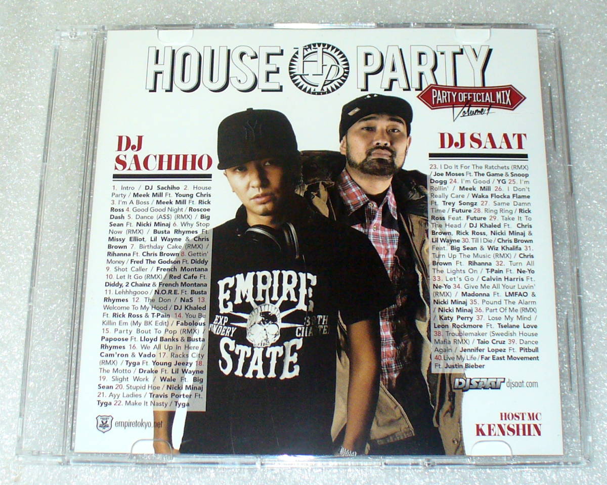 C1#HOUSE PARTY HP*PARTY OFFICIAL MIX*DJ SACHIHO/DJ SAAT/HIP-HOP R&B FRESH MIX