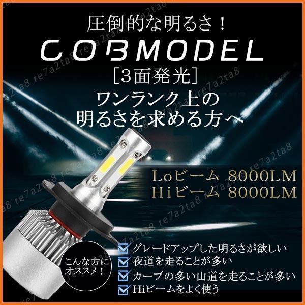 イスズ いすゞエルフ パーツ エルフダンプ NPR NKR 2t 2トン トラック ウインカー h4 ledヘッドライト バルブ 16000lm ルーメン 車検対応_画像2