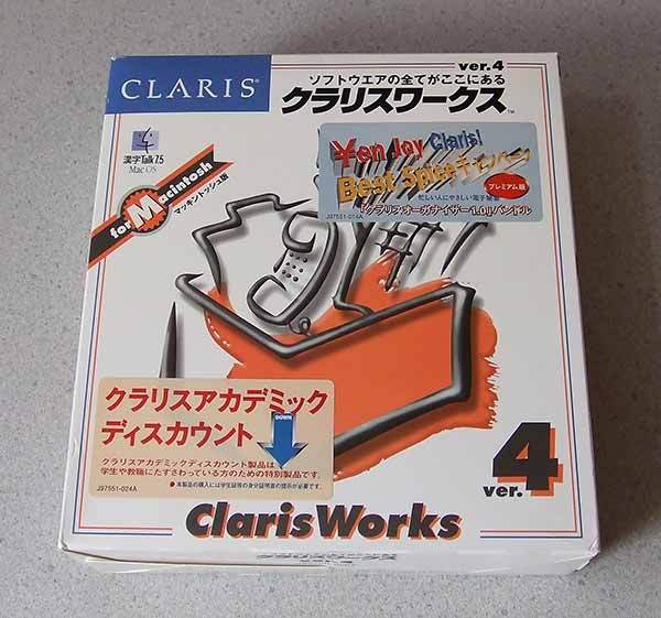 クラリスワークス 4.0 Claris Works Ver.4 Macintosh版_画像1