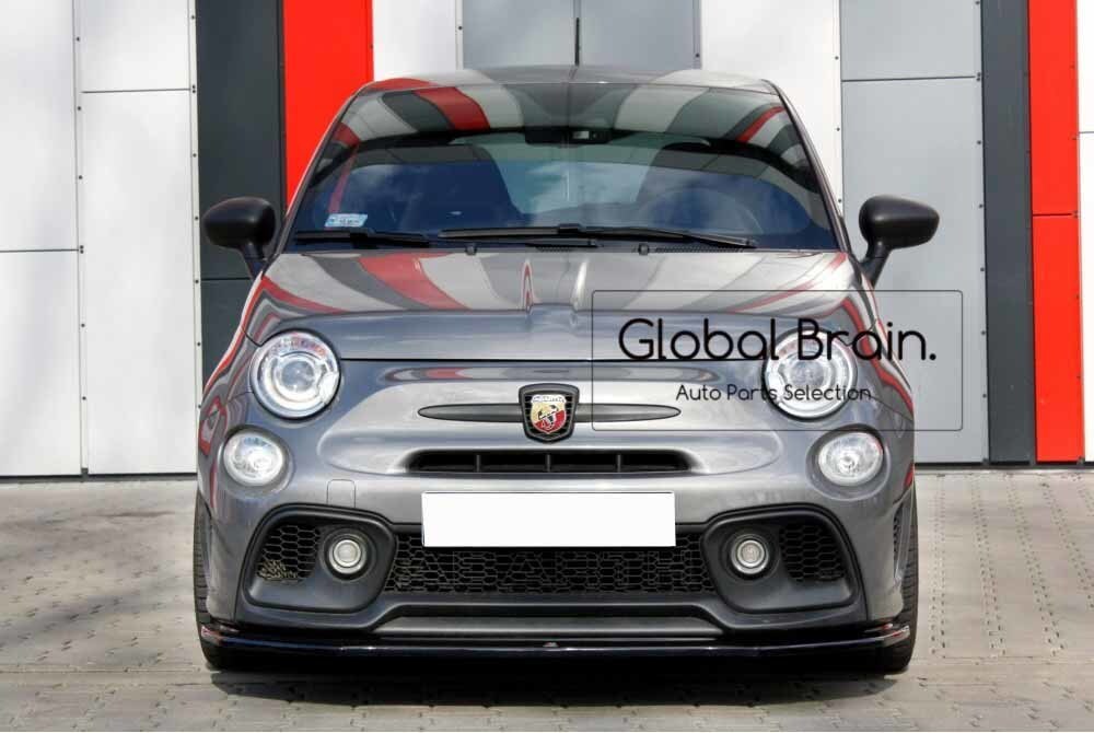 アバルト 595 695 フィアット フロント バンパー リップ スポイラー / アンダー スプリッター エプロン バンパー ディフューザー ABARTH_画像2