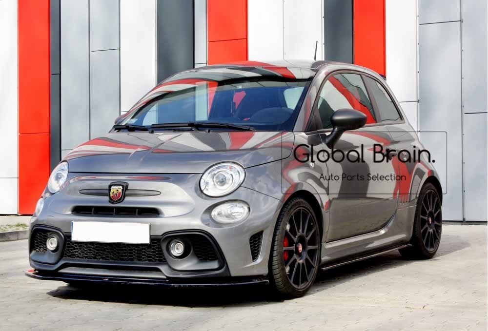 アバルト 595 695 フィアット フロント バンパー リップ スポイラー / アンダー スプリッター エプロン バンパー ディフューザー ABARTH_画像1