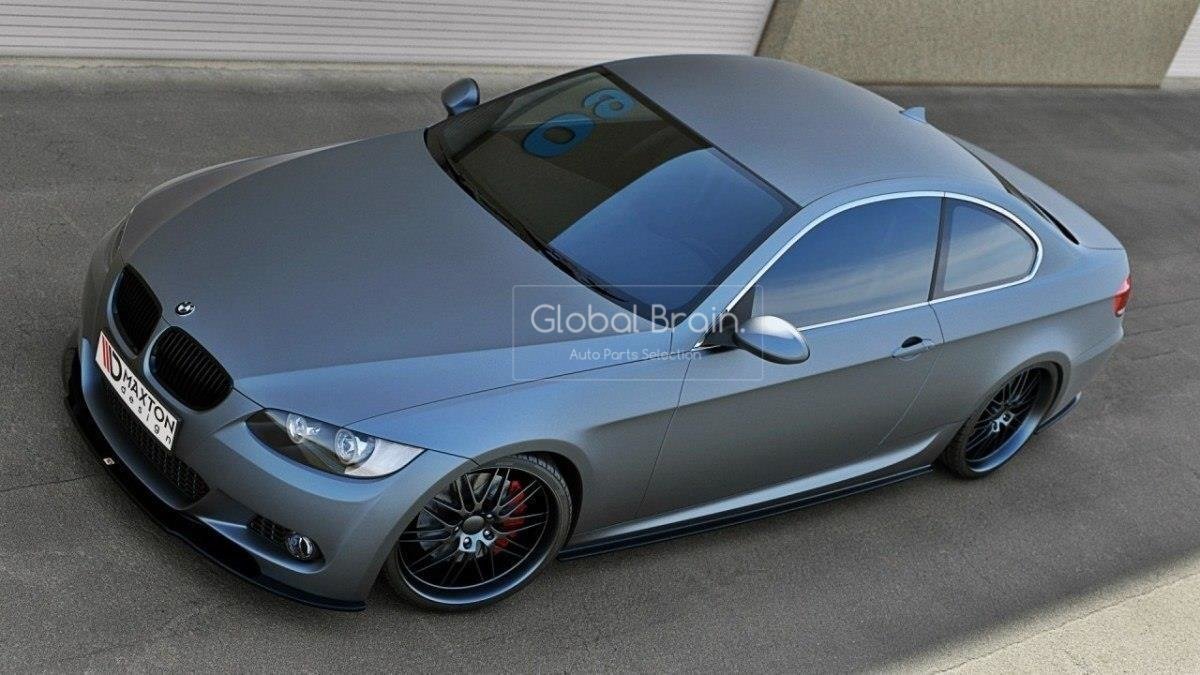 BMW 3シリーズ クーペ E92 Mスポーツ 前期 フロント リップ スポイラー/ フロント スプリッタ― バンパー アンダー ディフューザー_画像3