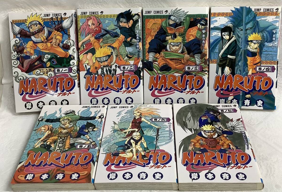 g_t T462 NARUTO 単行本 1巻~7巻セット 岸本斉史_画像1