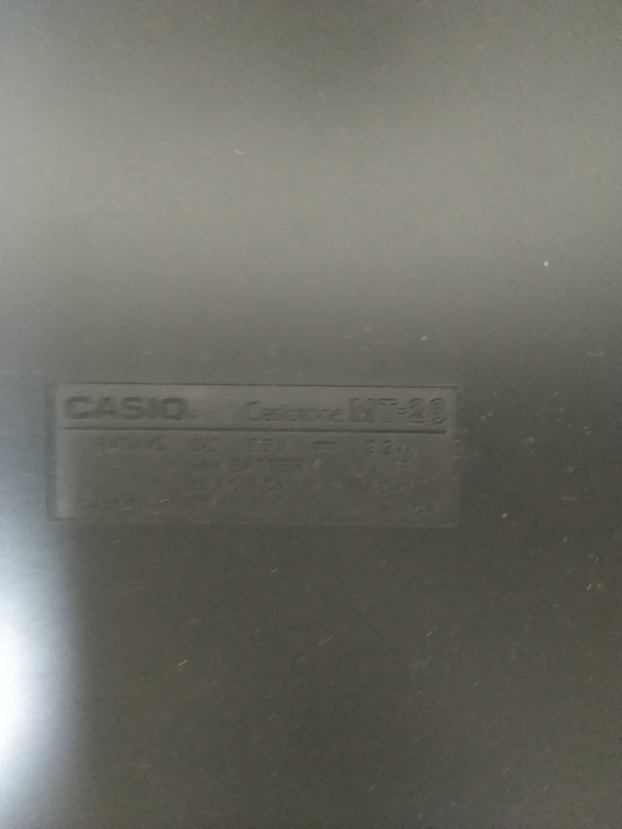 g_t T117 CASIO Casiotone Casio цветный (MT-28)* культура * орудия и материалы * клавишные инструменты * синтезатор * Casio 