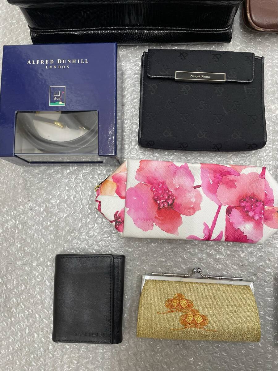 ＃3400A バッグまとめ 計20点 NINA RICCI ニナリッチ Kitamura キタムラ DUNHILL Dunhill 等 未使用有 ブランド 財布 ベルト 他 現状保管品_画像7