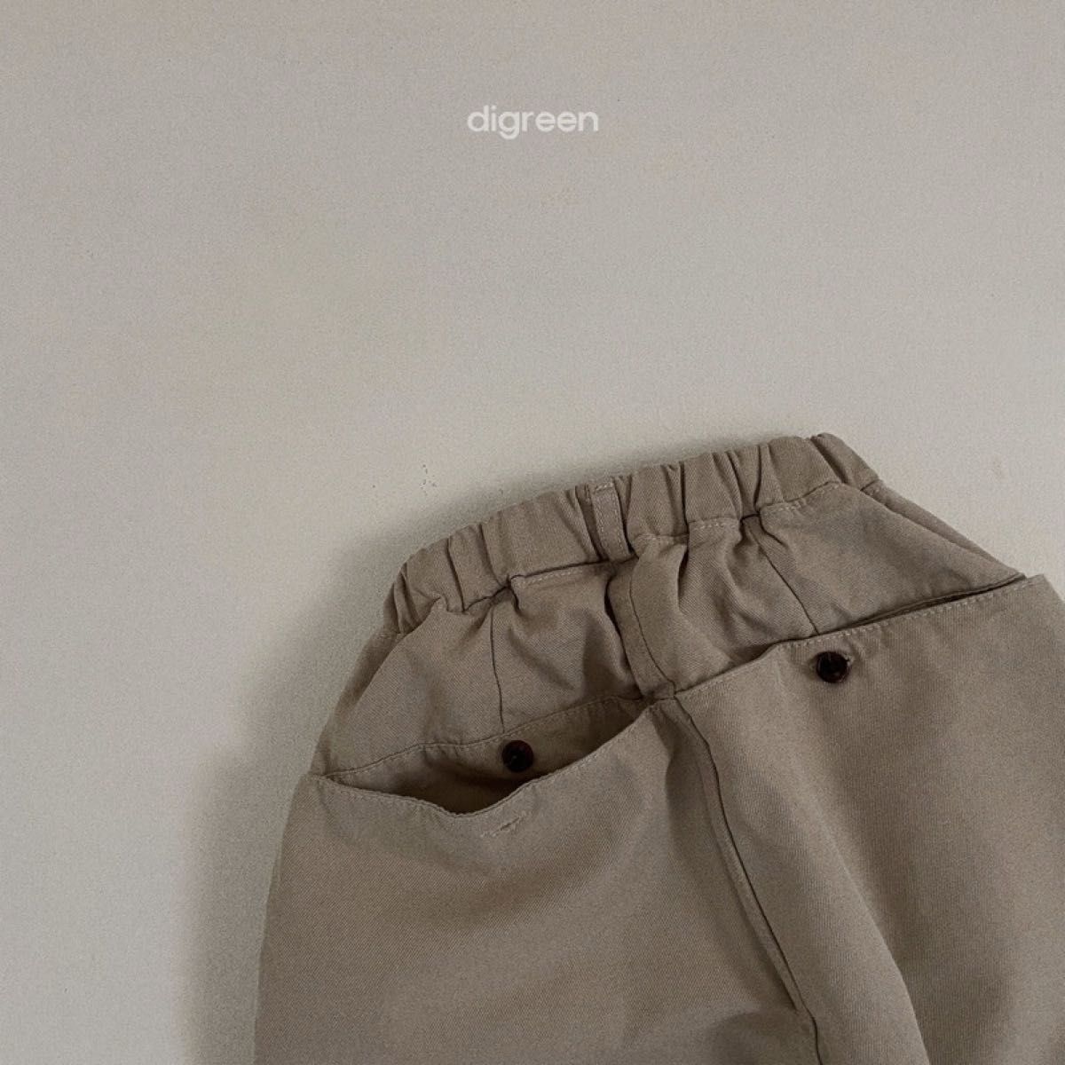 digreen / buzz pants (beige)