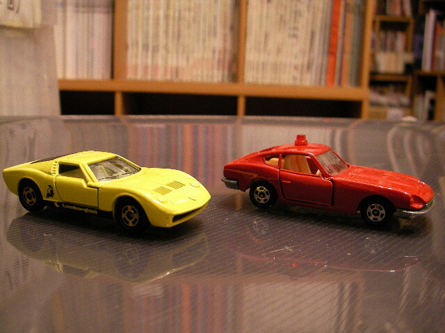 トミカ　ニッサン・フェアレディZ432 & ランボルギーニ・ミウラ 1977 ２台セット 　箱無し_画像4