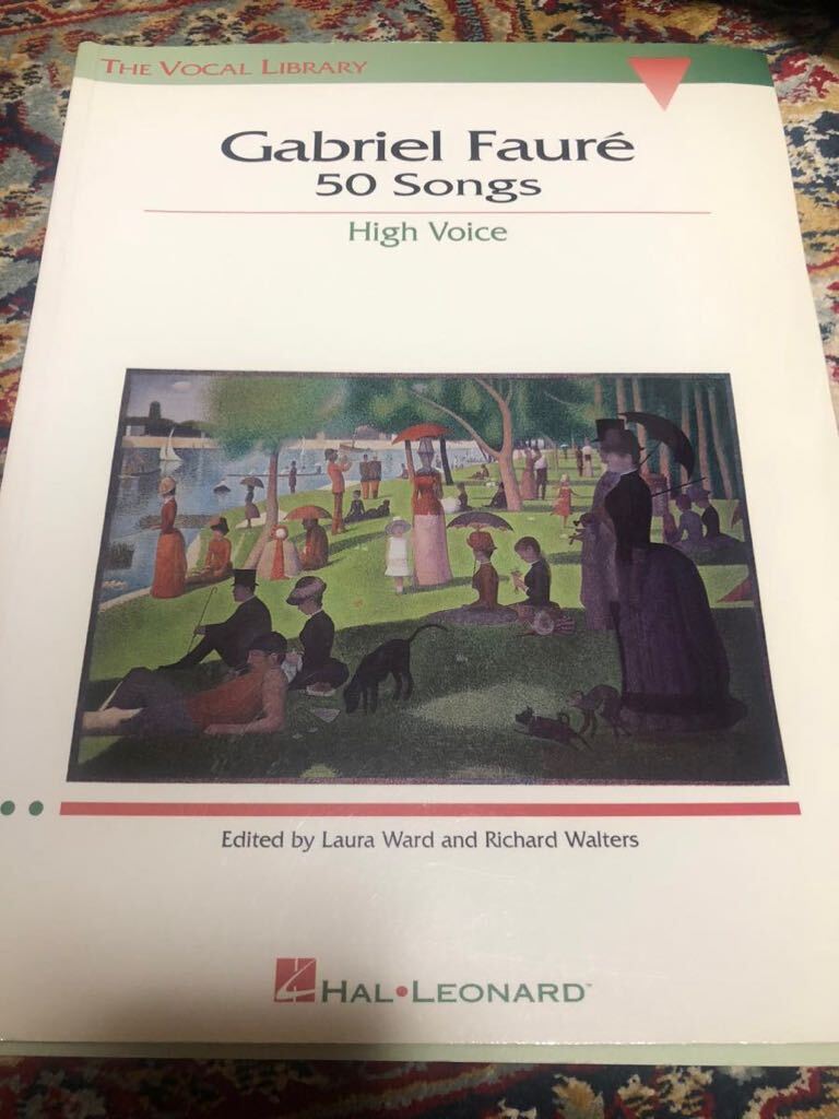 Gabriel Faure 50 Songs High Voice HAL LEONARD 洋書 ガブリエル フォーレ 高声用 輸入楽譜_画像1