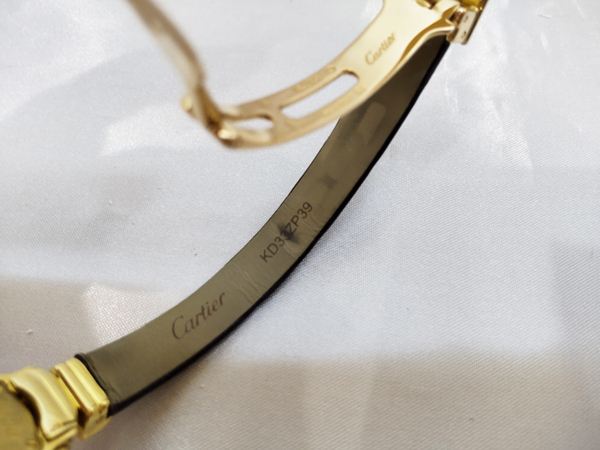 [ Cartier ] Mini Baignoire K18 желтое золото *AB товар * Hiroshima Union книга@ через магазин CARTIER