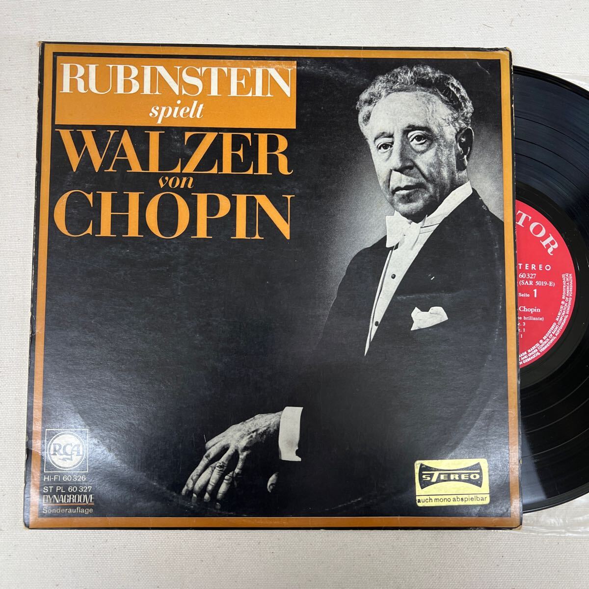 LP 独RCA Rubinstein spielt Walzer von Chopin RCA STPL 60327 10インチ盤の画像1