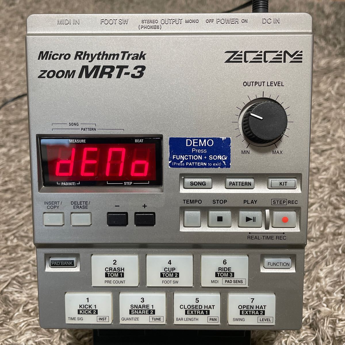 ZOOM MRT-3 Micro Rhythm Trak ズーム マイクロリズムトラック リズムマシン_画像1