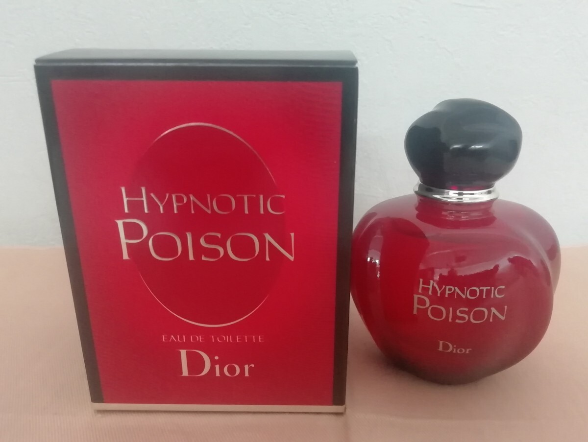 香水 Christian Dior クリスチャンディオール HYPNOTIC POISON ヒプノティックプワゾン オードトワレ 50ml 箱付 ◆No3591-2777_画像1