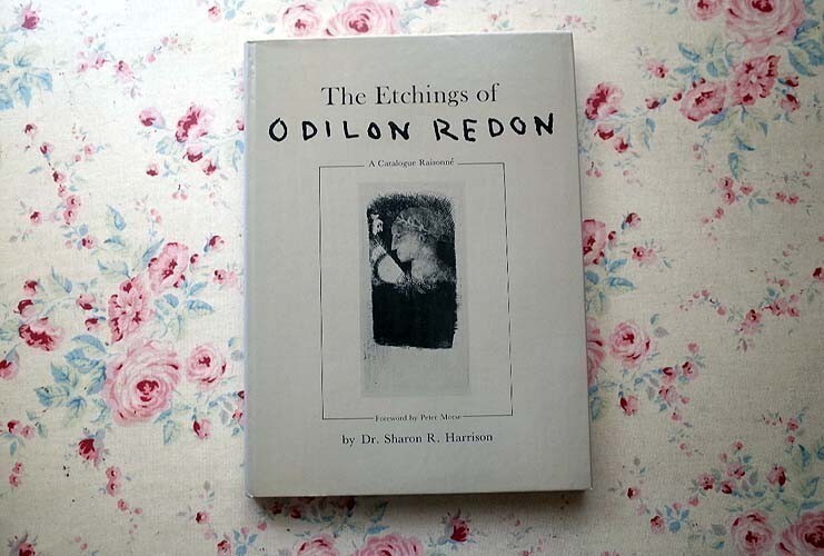 45555/o Dillon *ru Don etching catalogue raisonne Etchings of Odilon Redon A Catalogue Raisonne 1986 year woodcut book of paintings in print France .. principle 