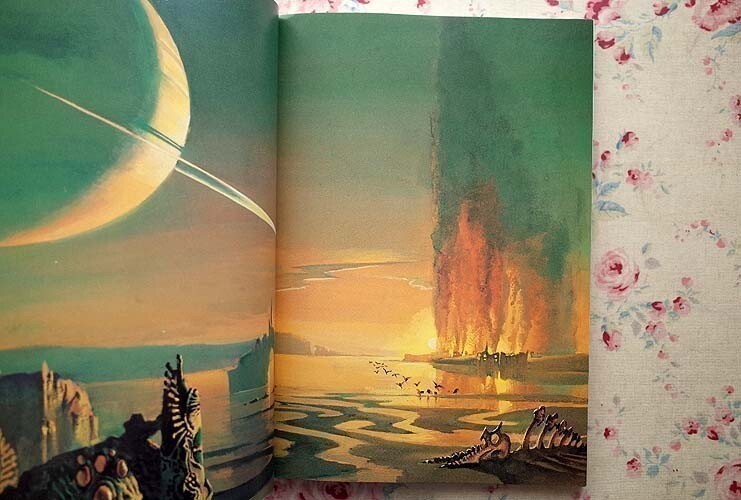 44896/ blues *pe person ton SF fantasy illustration ration work compilation Ultraterranium The Paintings of Bruce Pennington book of paintings in print 