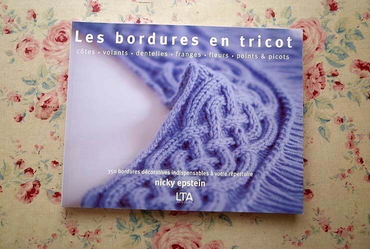 40346/ニットで編む ボーダー＆エッジング テクニック・ガイド Les Bordures en Tricot 編み物 2006年 Le Temps Apprivoise レース編み_画像1