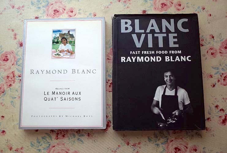 42703/ Raymond * Blanc 2 pcs. set French food recipe compilation Raymond Blanc Le Manoir Aux Quat\' Saisons desert seafood jibie vegetable cooking 