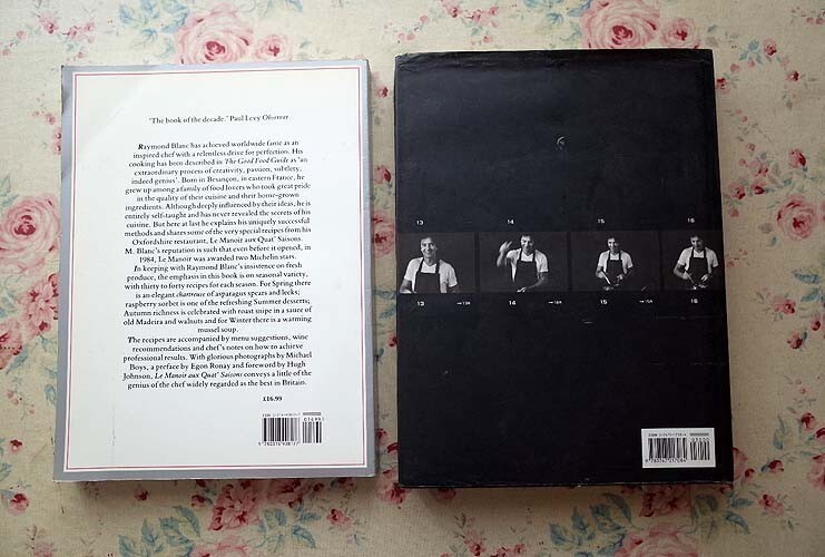42703/ Raymond * Blanc 2 pcs. set French food recipe compilation Raymond Blanc Le Manoir Aux Quat\' Saisons desert seafood jibie vegetable cooking 