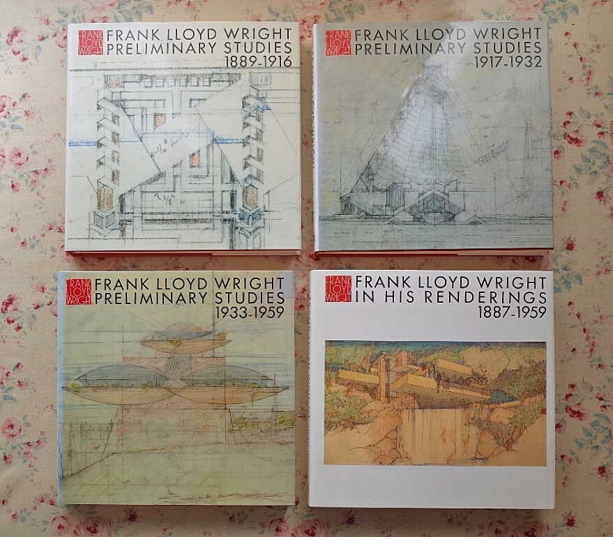 81671/フランク・ロイド・ライト 全集 全12冊揃 建築全作品を網羅 帝国ホテル 設計図面 Frank Lloyd Wrightの画像6