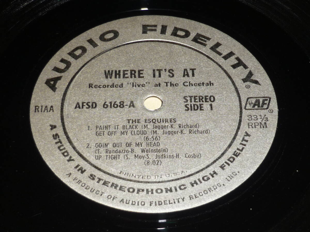 Various - Where It's At - Cheetah / US / 1966年 / Audio Fidelity AFSD 6168 / Pop Rock, Garage Rock_画像4