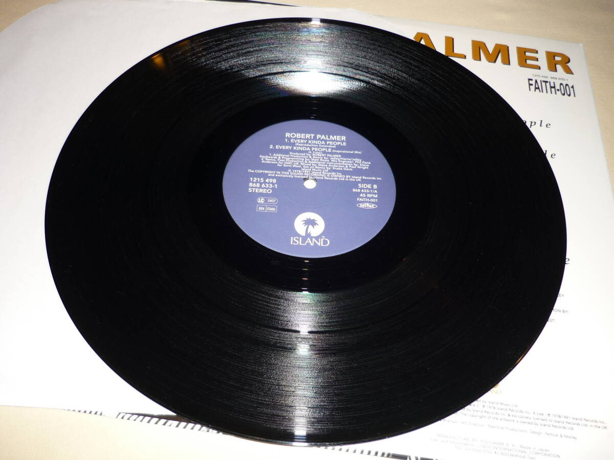 ROBERT PALMER / EVERY KINDA PEOPLE ～ UK / 1992年 / Island Records 12 IS 498 868 633-1_画像3