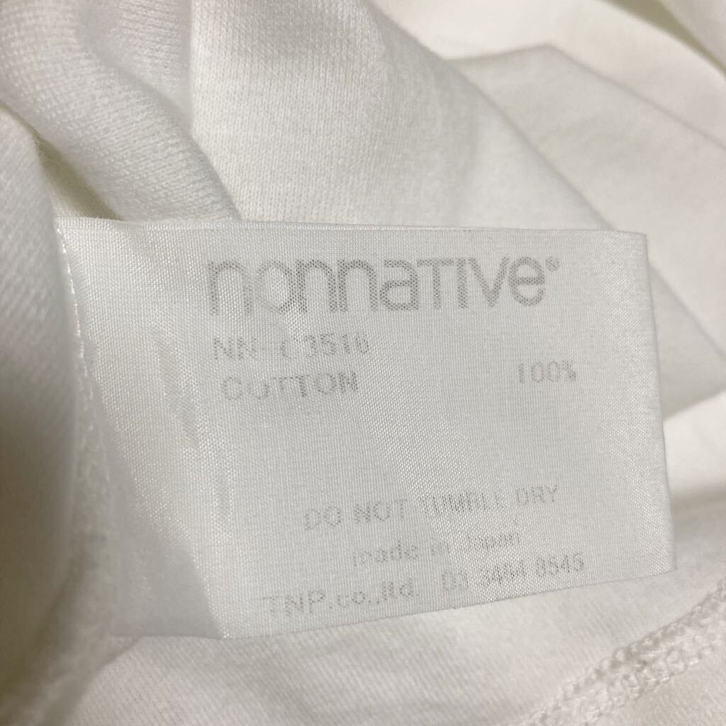 nonnative ポケットTシャツ サイズ1 ノンネイティブ ホワイト コットンジャージー ミッドウェイト メンズ_画像3