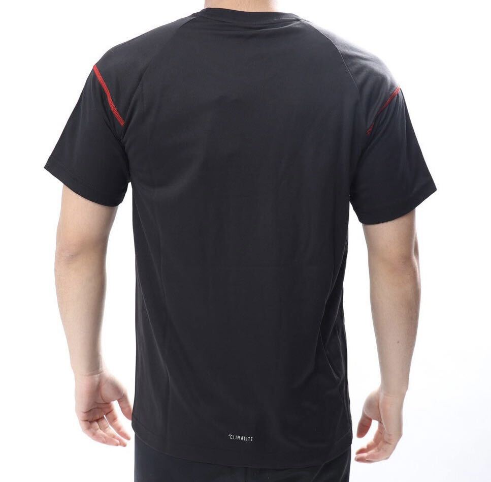 新品 adidas アディダス Sトレーニングシャツ tシャツ TEE 半袖 プラクティスシャツ ブラック 黒 未使用の画像5