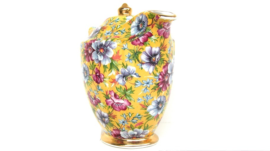 イギリス製 ジェームズ・サドラー ソフィー ティーポット 2カップ用 SOPHIE CHINTZ JAMES SADLER TEAPOT 2Cup or HOTJUG_画像4