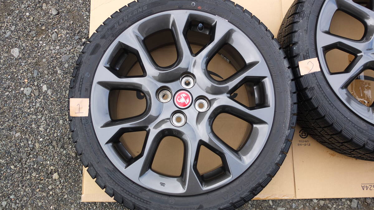 【美品 希少 ガリ傷無し 修復歴なし】124スパイダー 純正ホイール スタッドレス ESSN-1 205/45R17 7J+45 100/4 NDロードスター_画像1