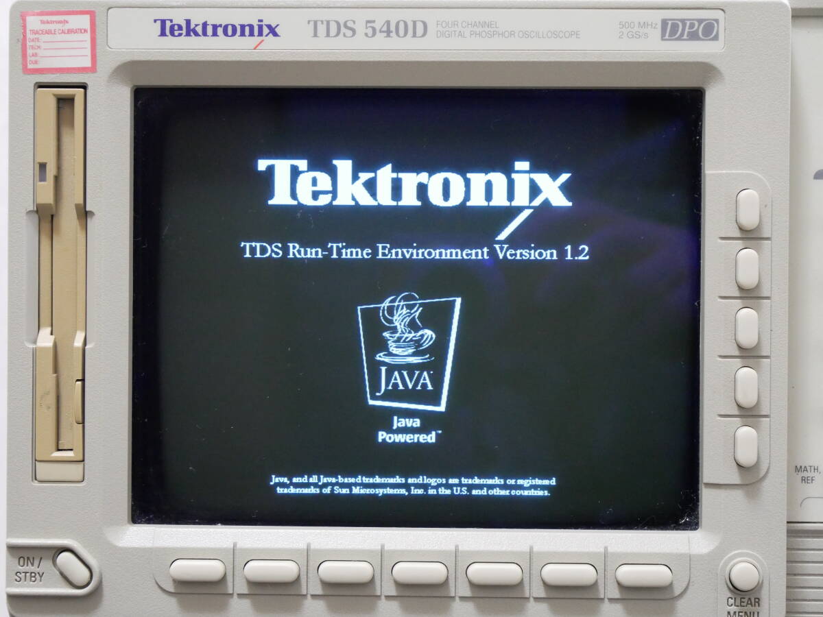 Tektronix デジタルオシロスコープ TDS540D 4CH 500MHz 2GS/s DPO テクトロニクス 中古