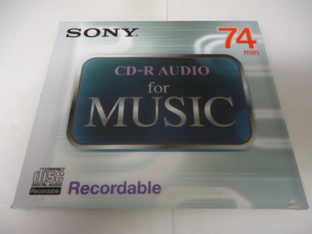  SONY ソニー CD-R Audio for Music 74min 未開封_画像1