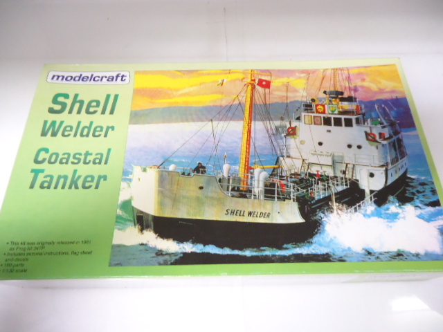 modelcraft 1/130 shell welder coastal tanker 船 プラモデル ジャンク _画像1