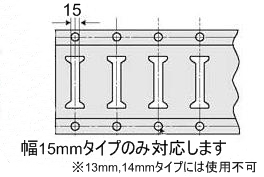 ラッシングベルト　レール 3m 1.3ｔ　ガッチャ　荷締め機　　k047_画像3