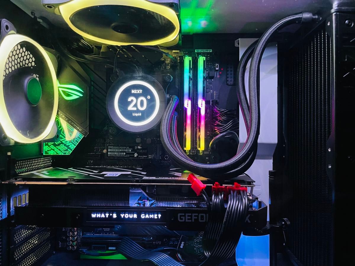 水冷+i7+RTX2070SUPERゲーミングPC NZXT 本体