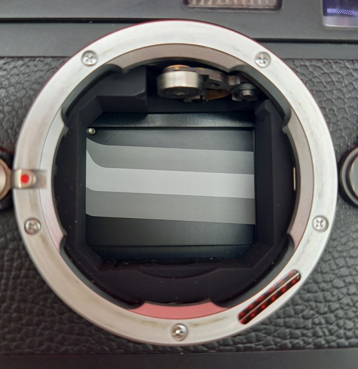 ■防湿庫保管品 Leica M Monochrom ボディ 動作確認済 シャッターOK ミラーレス一眼カメラ 元箱 充電器 バッテリー 付属品 ライカ_画像7