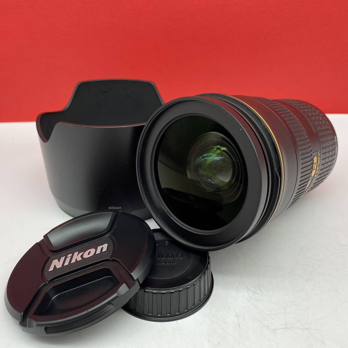 □ Nikon N AF-S NIKKOR 24-70mm 1:2.8G ED カメラレンズ AF動作確認済 ニコン_画像1