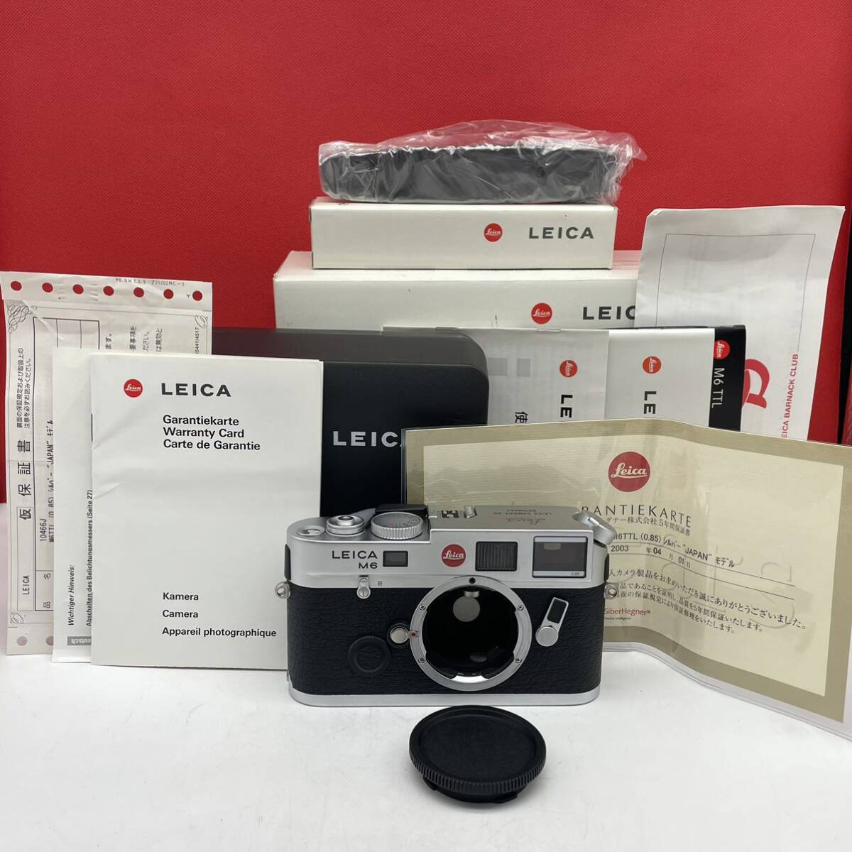 □ 未使用保管品 Leica M6 TTL ボディ フィルムカメラ レンジファインダー 動作確認済 シャッター、露出計OK ライカ_画像1