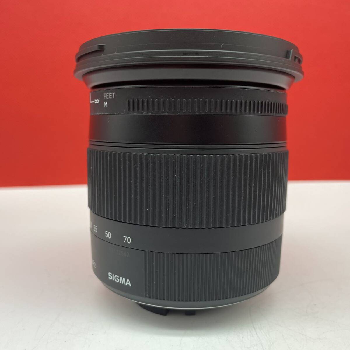 □ 防湿庫保管品 SIGMA 17-70mm F2.8-4 DC カメラレンズ AF動作確認済 Nikon用 ニコン シグマ_画像3