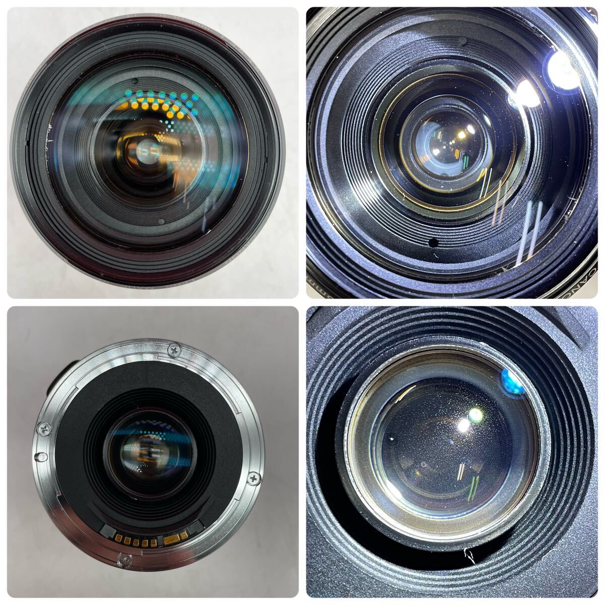 □ Canon EOS Kiss7 フィルムカメラ 一眼レフカメラ Canon ZOOM LENS EF 28-105mm F3.5-4.5 ULTRASONIC レンズ 通電確認済 現状品 キャノン_画像10