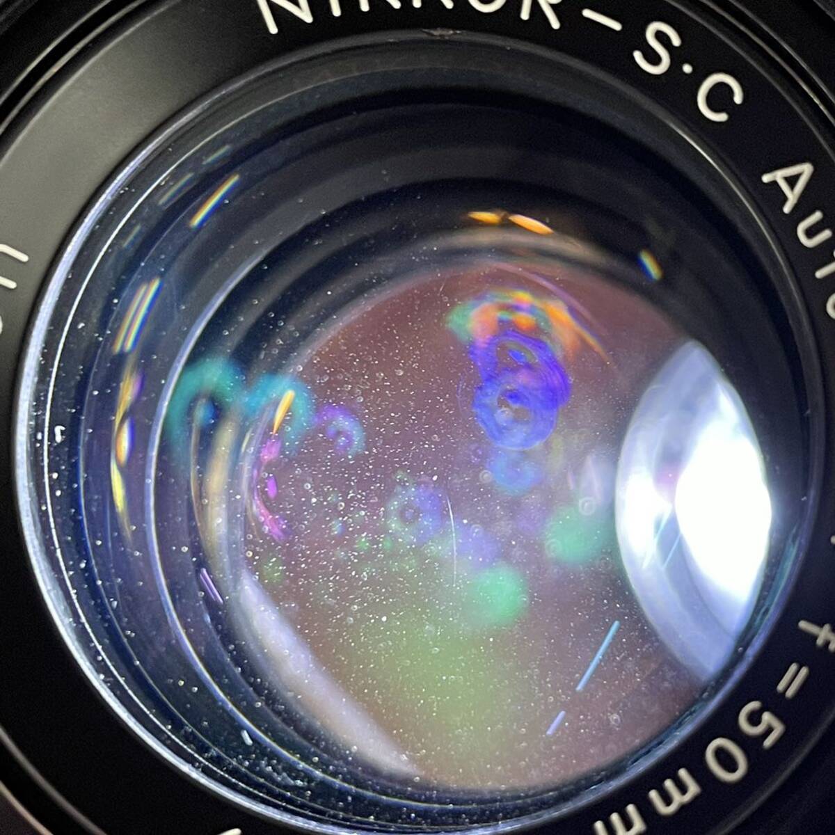 □ Nikon NIKKOR-S.C Auto 50mm F1.4 カメラレンズ 単焦点 マニュアル ニコン_画像10