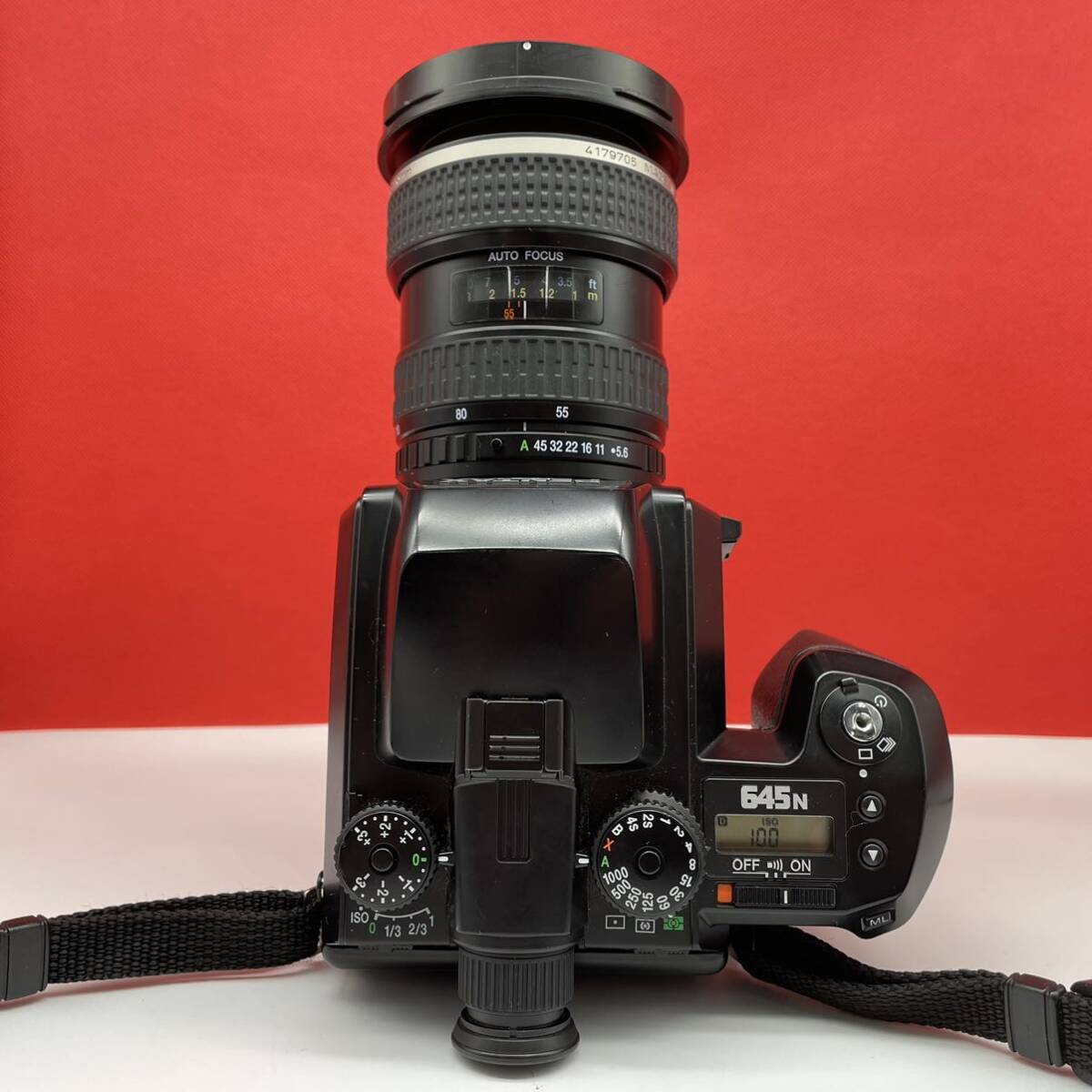 □ PENTAX 645N 中判フィルムカメラ smc PENTAX-FA 55-110mm F5.6 レンズ REAR CONVERTER-A 2X / N-AF 1.5X TELEPLUS SHQ ペンタックス_画像5