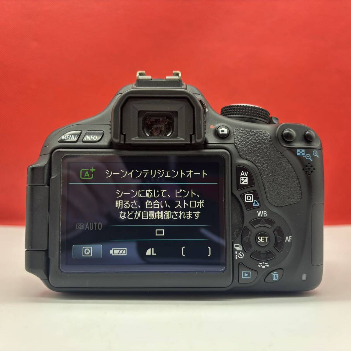 ◆ Canon EOS Kiss X5 Kit デジタル一眼レフカメラ EF-S 18-55mm F3.5-5.6 IS Ⅱ レンズ シャッター、フラッシュOK キャノン_画像3