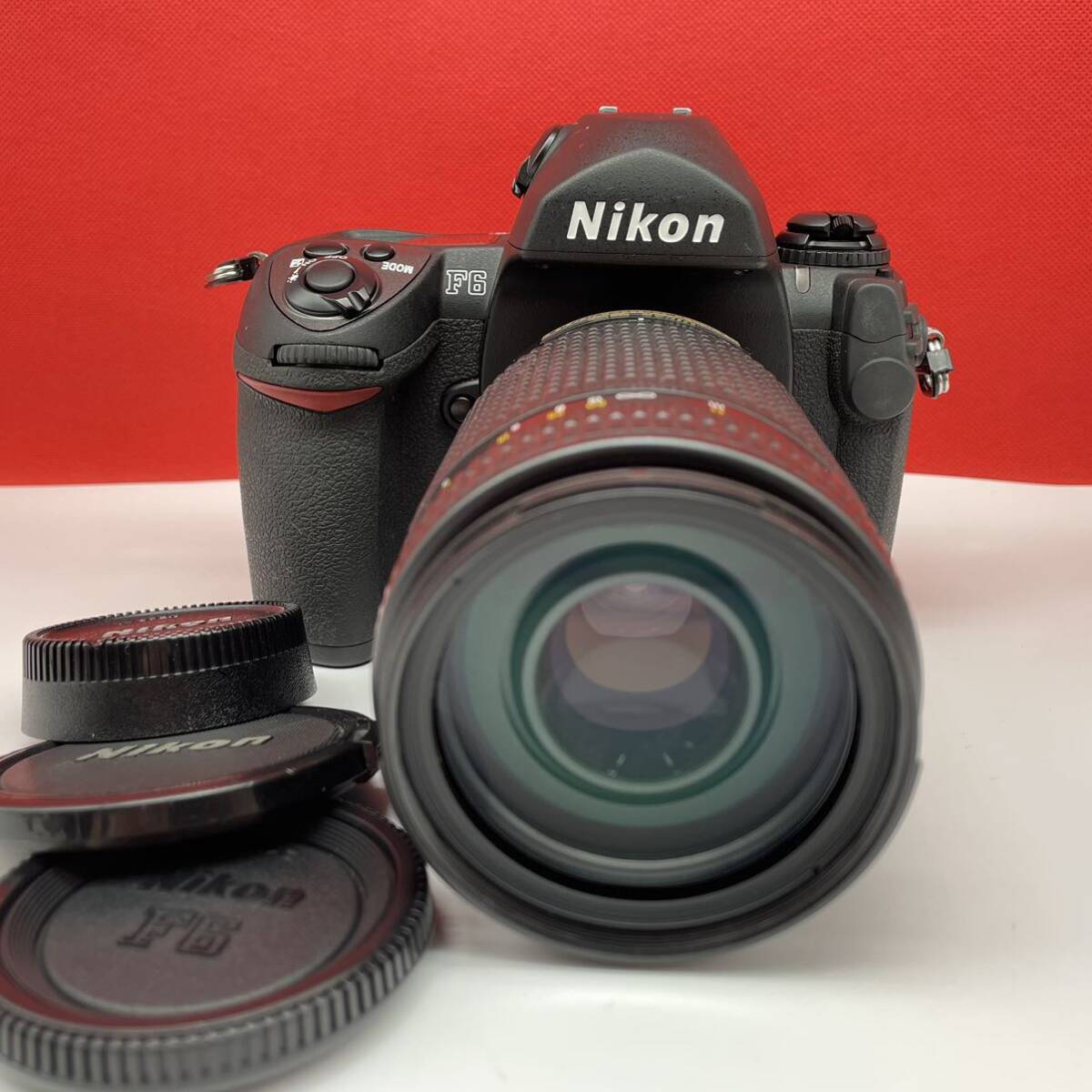 □ Nikon F6 フィルムカメラ 一眼レフカメラ ボディ AF NIKKOR 70-300mm F4-5.6D ED レンズ 動作確認済 シャッターOK ニコン