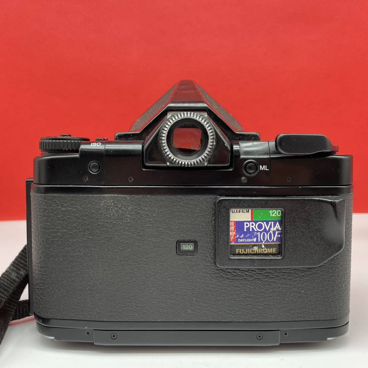 □ PENTAX 67II ボディ 中判フィルムカメラ smc PENTAX67 165mm F2.8 レンズ マグニファイヤー シャッターOK 現状品 ペンタックス の画像3