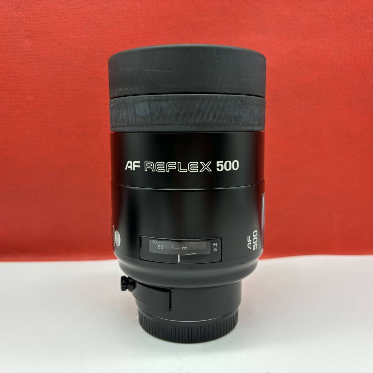 ◆ MINOLTA AF REFLEX 500mm F8 望遠 ミラーレンズ カメラレンズ AF動作確認済 ミノルタ_画像4