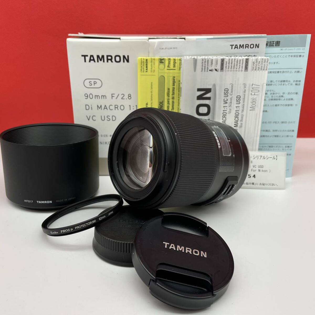 □ TAMRON SP 90mm F2.8 Di MACRO 1:1 VC USD カメラレンズ AF動作確認済 Nikon用 ニコン タムロン_画像1