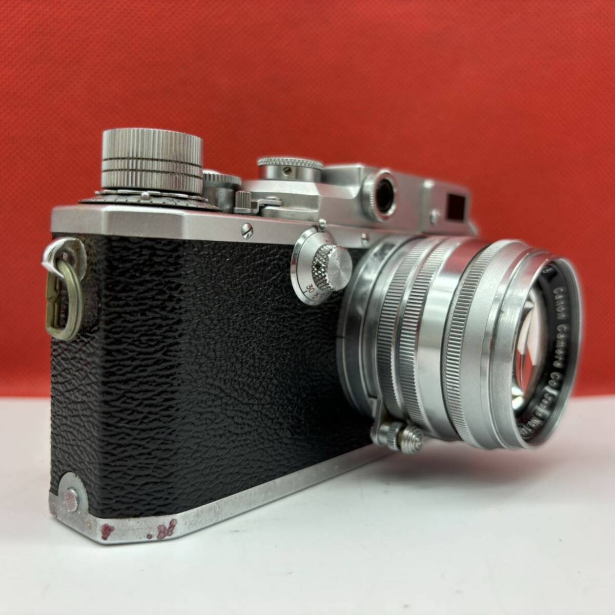 ◆ Canon ⅣSb改 フィルムカメラ レンジファインダー ボディ 50mm F1.8 レンズ ジャンク キャノン_画像4