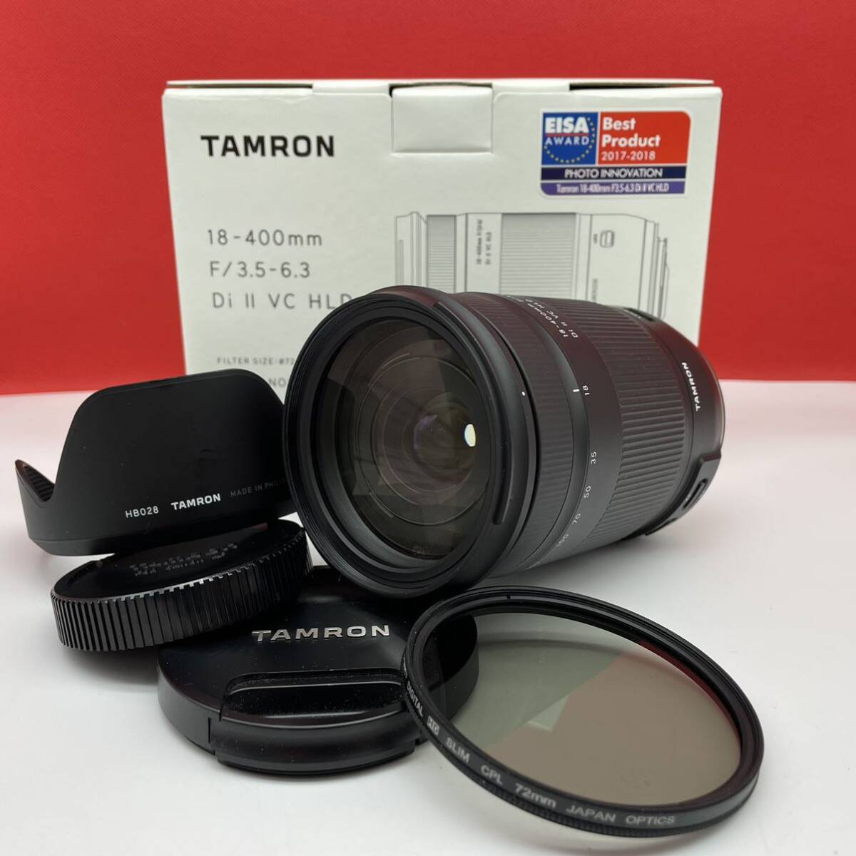 □ TAMRON 18-400mm F3.5-6.3 Di II VC HLD カメラレンズ AF動作確認済 Canon用 キャノン タムロン _画像1
