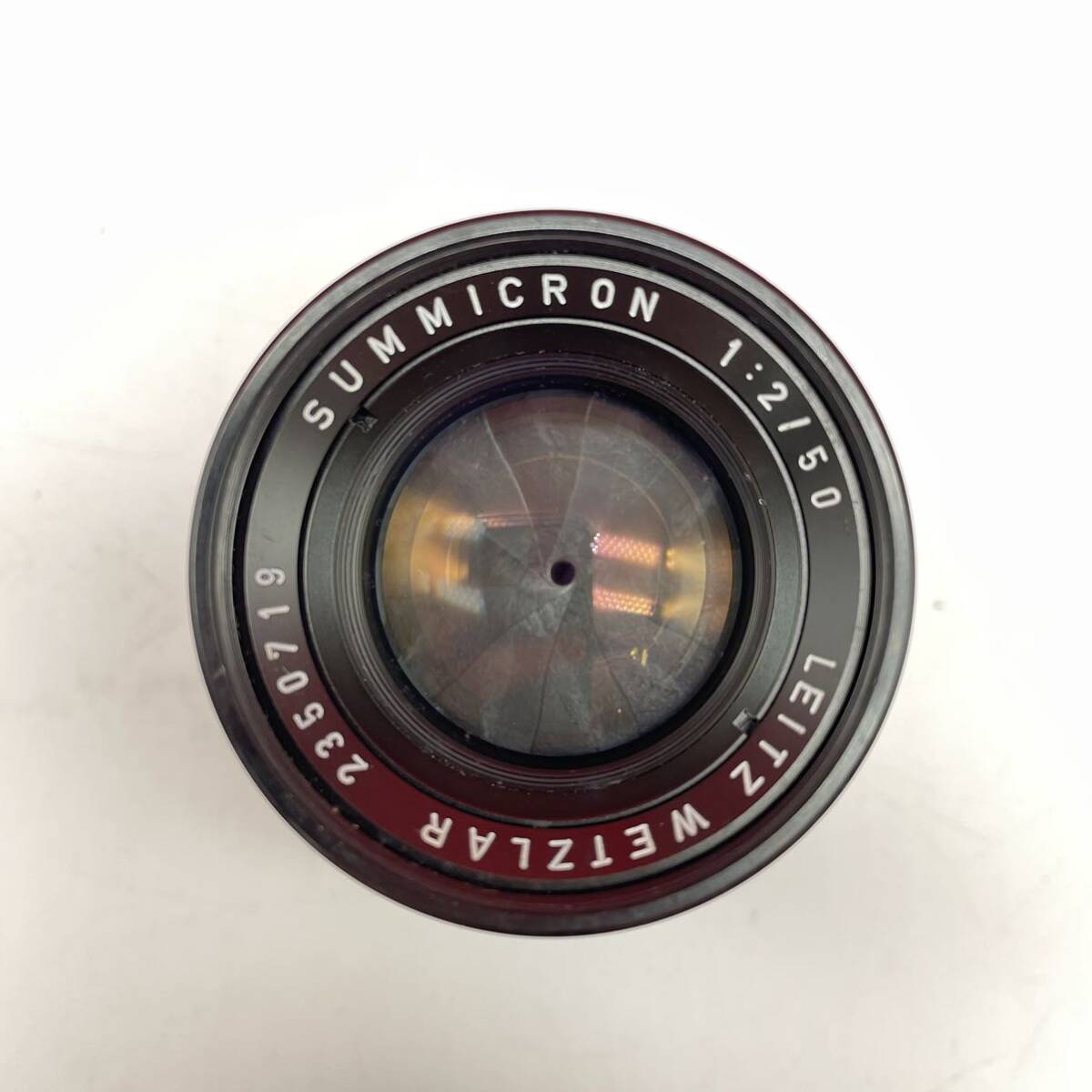 □ Leica SUMMICRON 50mm F2 LEITZ WETZLAR カメラレンズ ズミクロン ライカ_画像6